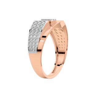 Luke Round Diamond Ring For Men